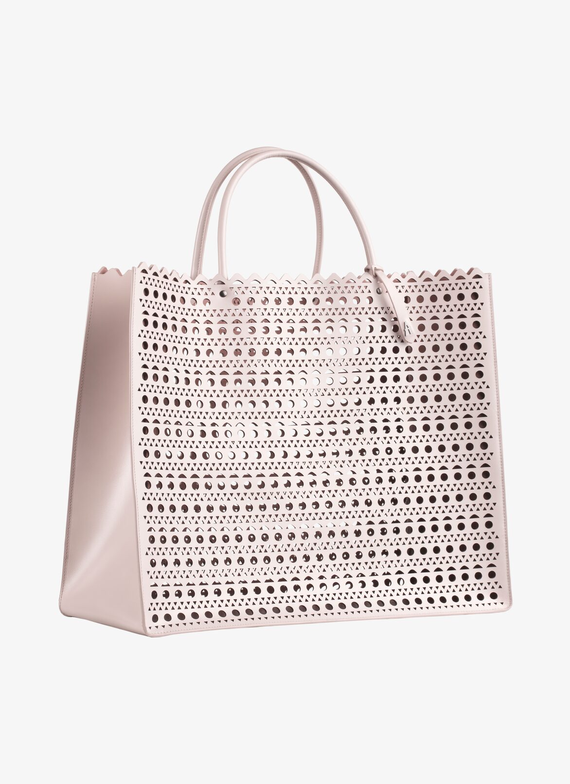LARGE BAG CUIR LUX VIENNE CORDE ALAÏA BEIGE LARGE BAG CUIR LUX VIENNE CORDE
